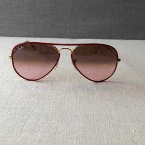 Ray Band red sunglasses